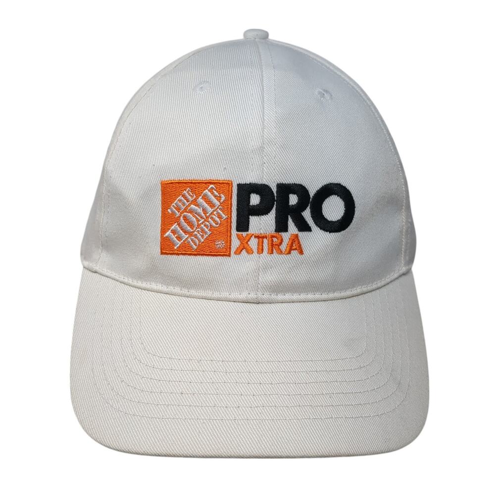 The Home Depot Pro Xtra Strapback Baseball Cap White One Size Head To Toe